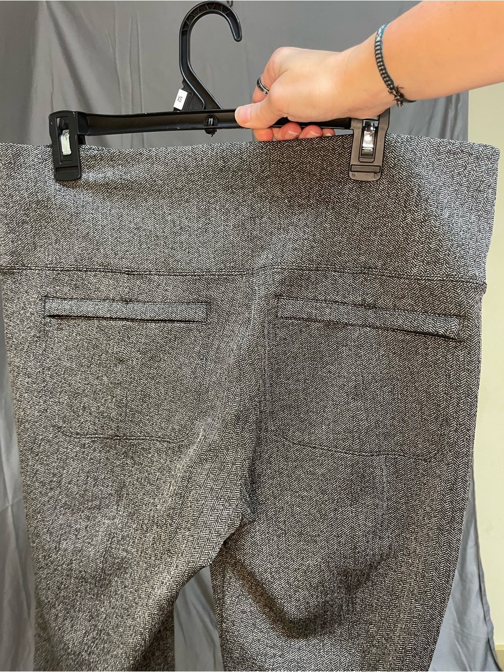 Athleta Gray Herringbone Performance Leggings - Picture 10 of 10